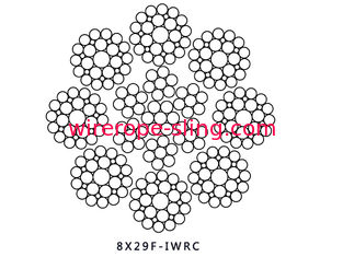 IWRC 철강선 케이블, 두 배 광속 기중기를 위한 강철 드는 케이블 8x29Fi