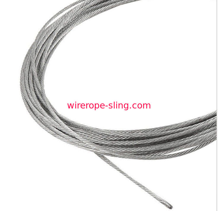 높은 장력 신뢰성 10 미터 2mm 스테인리스 철사 밧줄 Cabel 섬유 핵심