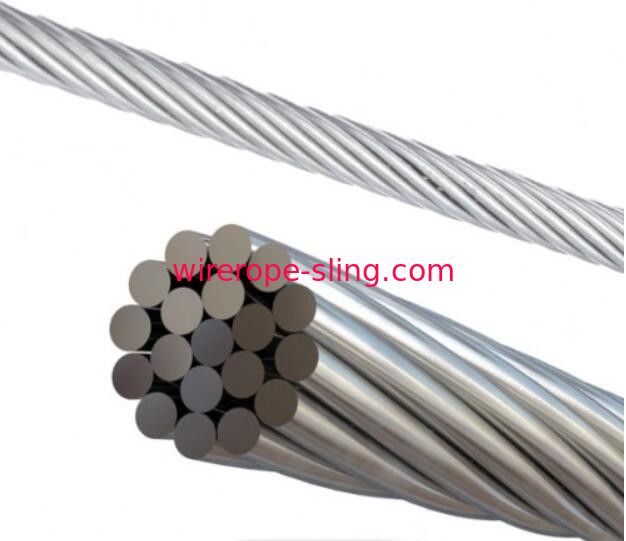 6.4mm 스테인레스 스틸 와이어 로프 1 X 19 Aisi Standard for Crane / Lifting
