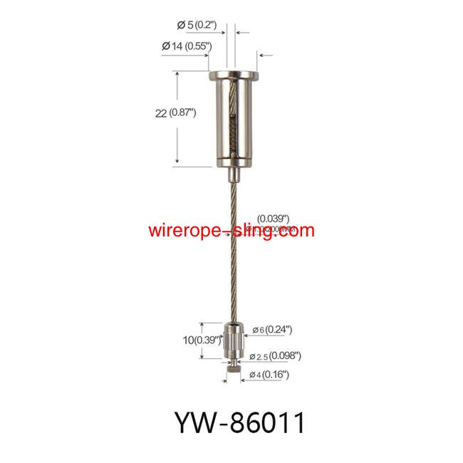 자동 잠 금 조명 케이블 행 잉 세트 상하 조절 가능 YW 86010